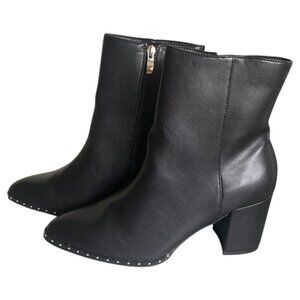 Le Chateau Studded Soft Faux Leather Ankle Boots 10 NWT​​​